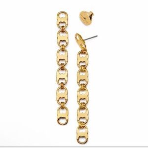 🆕 Tory Burch Gemini Link Linear Earrings $149